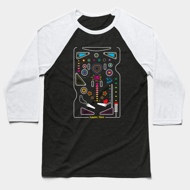 Pinball Baseball T-Shirt by santanafirpo